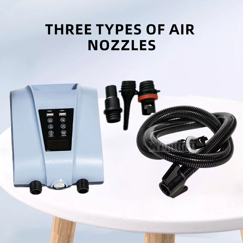 Air Pump Silent - Automatische Druckerhöhungspumpe, USB-Außenpumpe, mobile aufblasbare Pumpe,