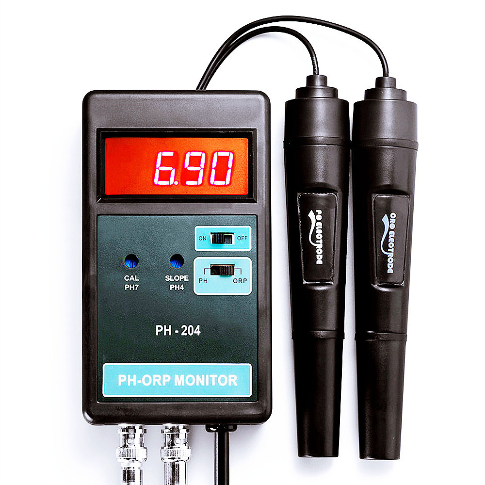 Aquarium Fish In Online - PH-204 Digitales PH/ORP-Messgerät mit Temperaturregelung für