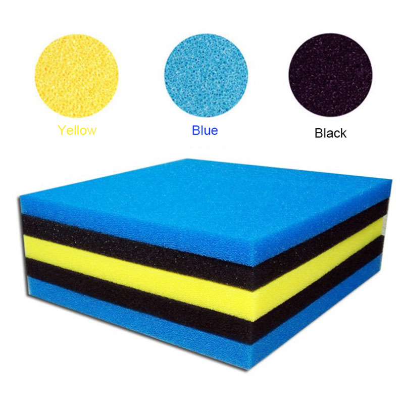 Aquarium Fish Yellow And Black - 50cm x 50cm x 2cm Filtration