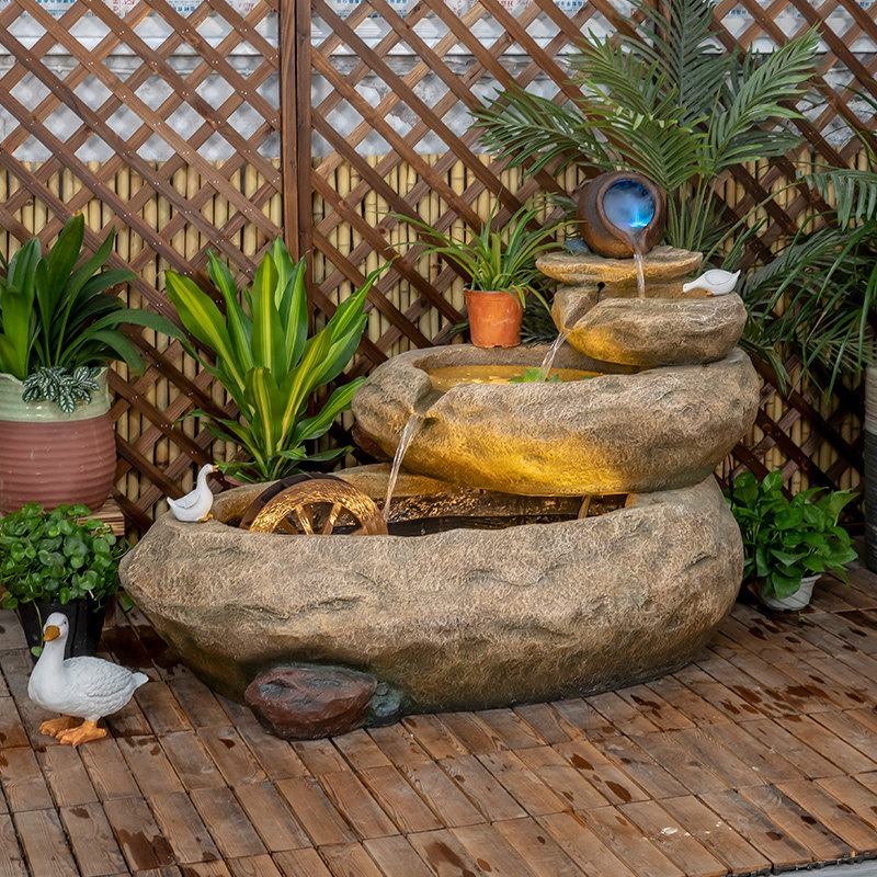 Outdoor-Balkon-Fischteich Hof- – Aquarium Fish In Pond Bewertung und Preis