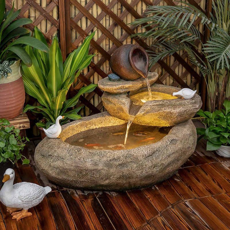 Outdoor-Balkon-Fischteich Hof- – Aquarium Fish In Pond Bewertung und Preis