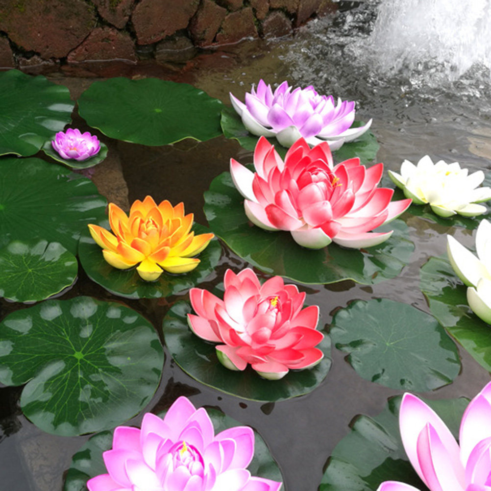 10 Stück Simulierte Lotusblätt – Aquarium Fish In Pond Bewertung und Preis