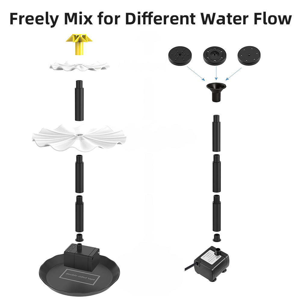 Solar brunnen pumpe für Vogel  – Aquarium Fish In Pond Bewertung und Preis