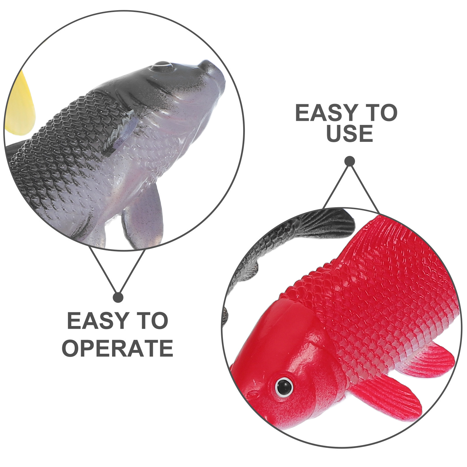 3-teiliges Fisch-Kunsthandwerk – Aquarium Fish In Pond Bewertung und Preis
